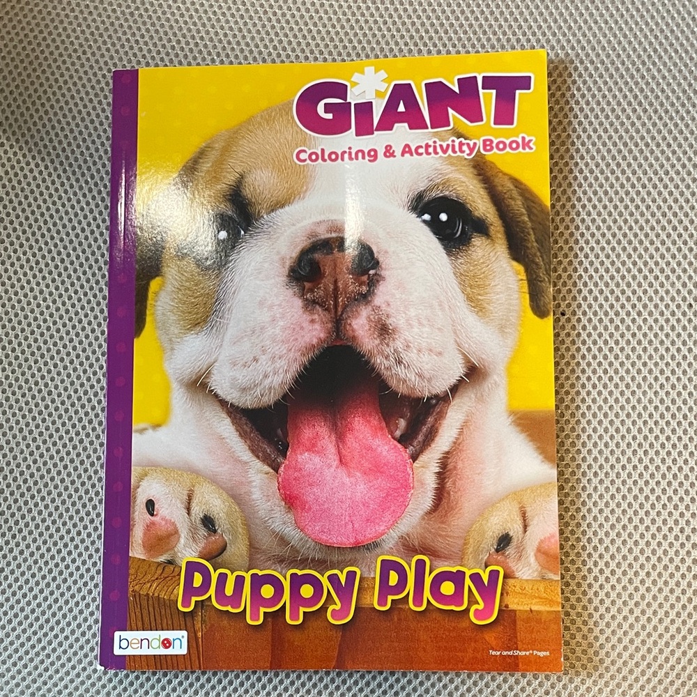 Giant Coloring & Activity Book - Puppy Play